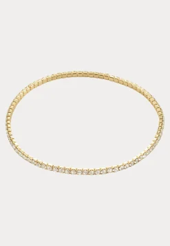 Arash Crystal Bracelet Gold-pl