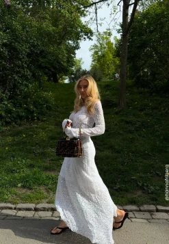 Asymmetric Lace Skirt
