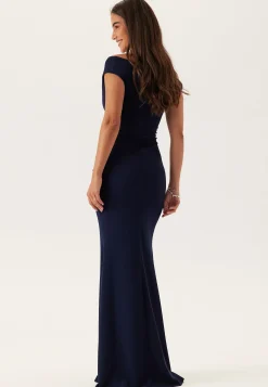 Bardot Pleat Maxi Dress