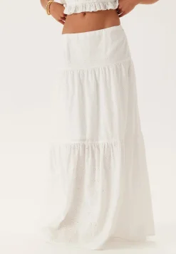 Broderie Anglaise Maxi Skirt