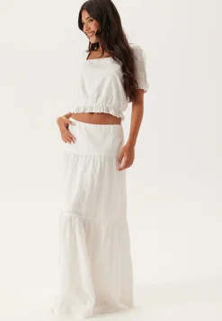 Broderie Anglaise Short Sleeve Blouse
