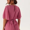 Butterfly Sleeve Chiffon Gown