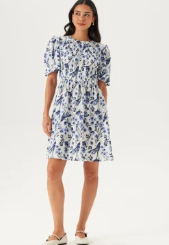 Butterfly Sleeve Short Dress