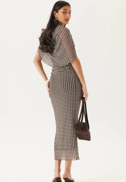Cape Mesh Ankle Dress