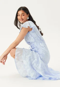 Chiffon Flutter High Low Dress