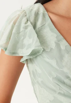 Chiffon Flutter High Low Dress