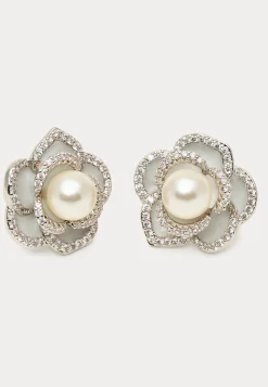 Coco Rose Earrings - Ivory Mist