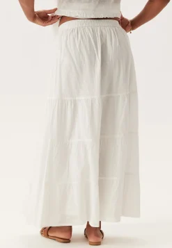 Cotton Dobby Dot Maxi Skirt