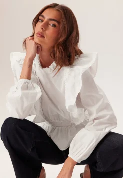 Cotton Frill Blouse