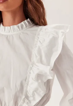 Cotton Frill Blouse