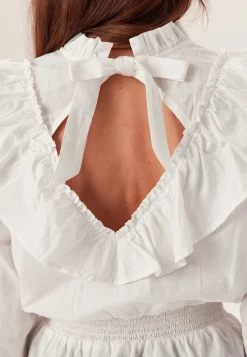 Cotton Frill Blouse