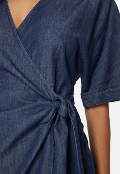 Denim Wrap Dress