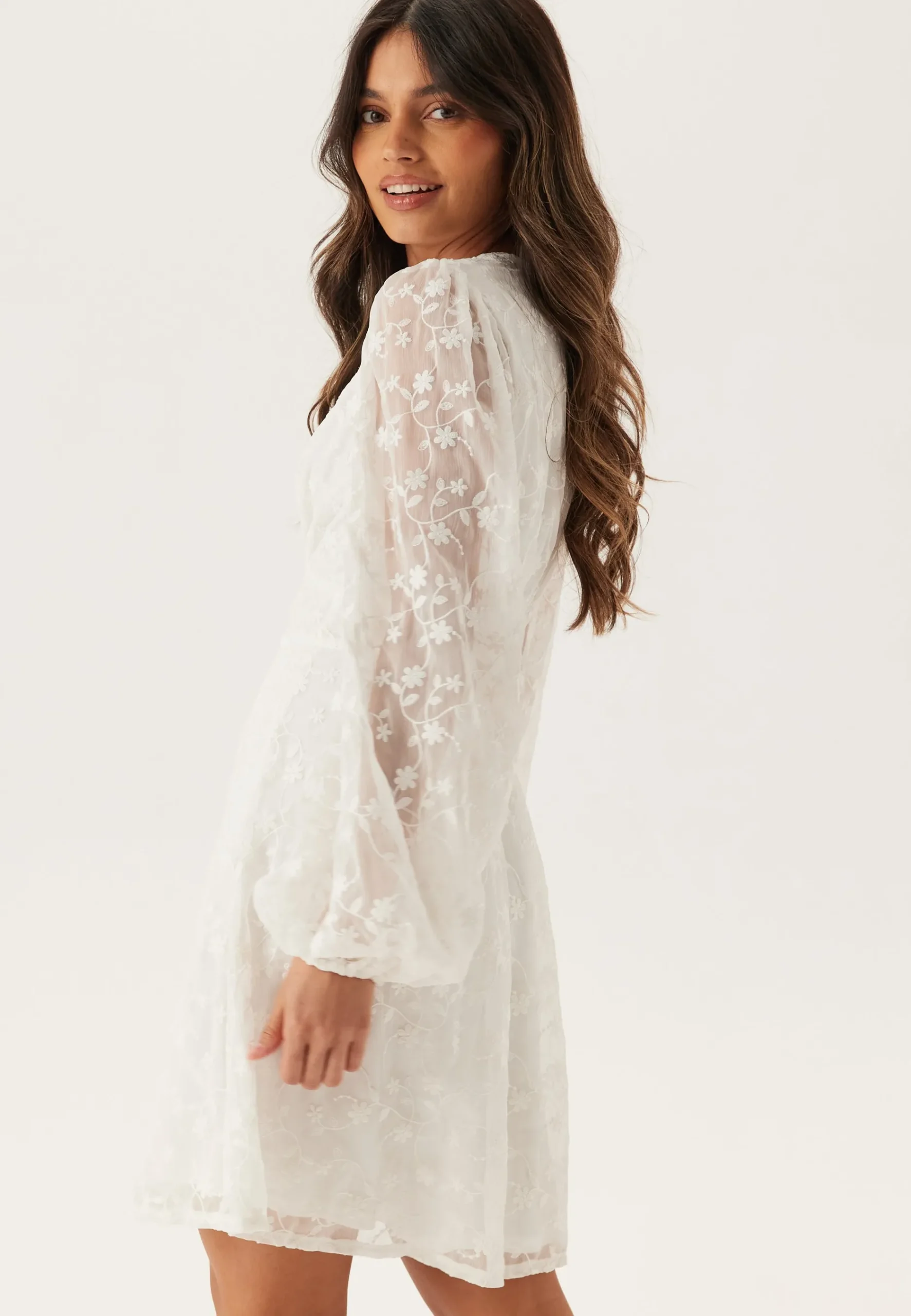 Embroidered Short Dress