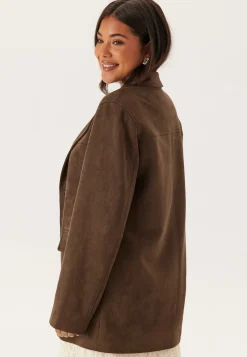 Faux Suede Jacket