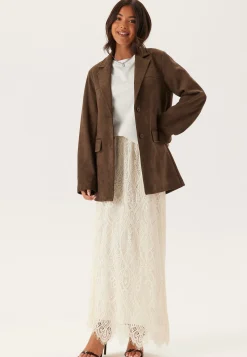 Faux Suede Jacket