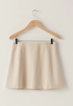 Faux Suede Mini Skirt