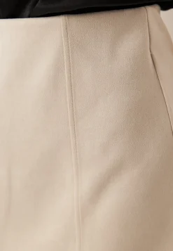 Faux Suede Mini Skirt