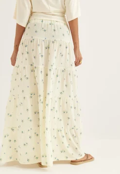 Flounce Maxi Skirt