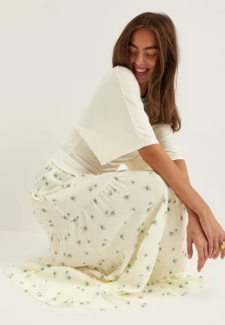 Flounce Maxi Skirt