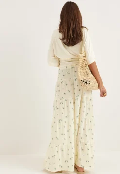 Flounce Maxi Skirt