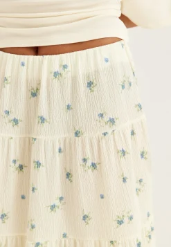 Flounce Maxi Skirt