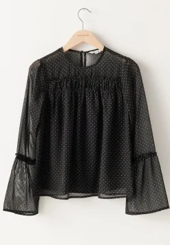 Flounce Sleeve Blouse