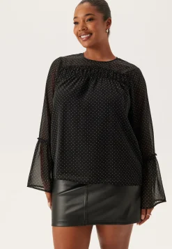 Flounce Sleeve Blouse