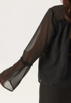 Flounce Sleeve Blouse