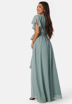 Flutter Chiffon Maxi Dress