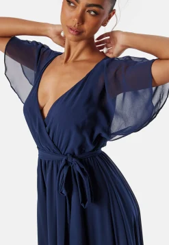 Flutter Chiffon Maxi Dress