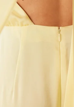 Halterneck Satin Gown