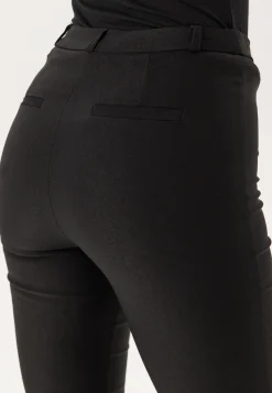 High Waist Stretchy Flared Trousers