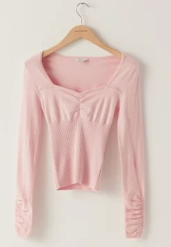 Knitted Sweetheart Top