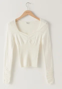 Knitted Sweetheart Top