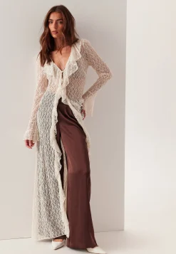 Lace Cardigan Dress