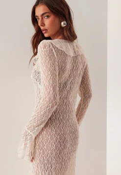 Lace Cardigan Dress