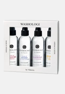 Linen Water Giftbox: Desire, Harmony, Pleasure & Sport 4x100ml