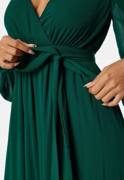 Long Sleeve Chiffon Dress