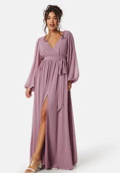 Long Sleeve Chiffon Dress