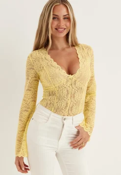 Long Sleeve Lace Top