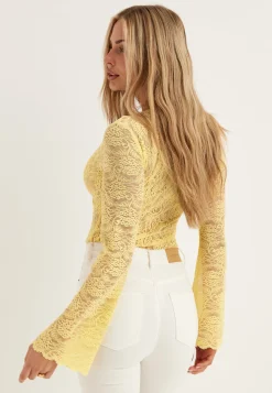 Long Sleeve Lace Top