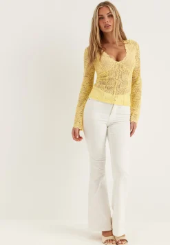 Long Sleeve Lace Top