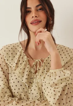 Mesh Frill Top