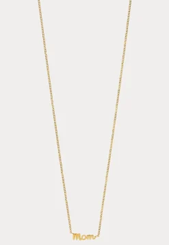 Mom Necklace Gold-plated