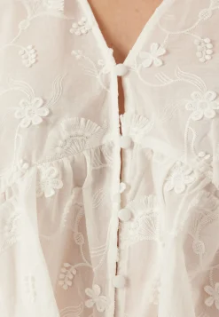 Objlora S/S RE V-NECK TOP