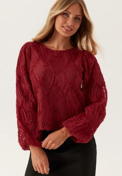 Objlucie L/S RE O-NECK TOP