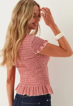 Onlcelle Life Cap Smock Boatneck Top