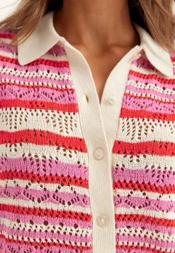 Onllula Polo S/S CARDIGAN KNT