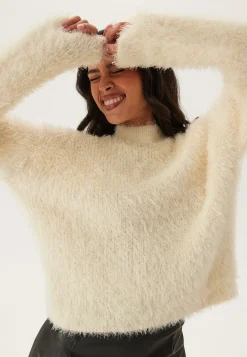 Onllulu Ls Rib Highneck Cc Knt