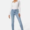 Pcdana Mid Waist Skinny Jeans